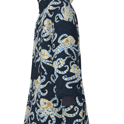 'Blue-Ringed Octopus' Waterproof Changing Robe