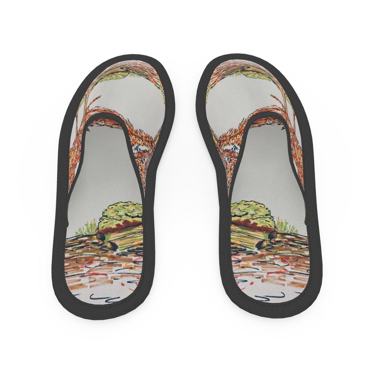 'Autumn Walk' Soft Neoprene Slippers
