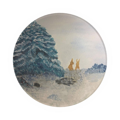 'Winter Tails' Ornamental Bowl