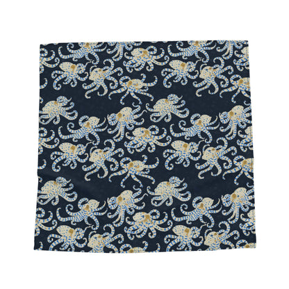 'Blue-Ringed Octopus' Luxury Bandana & Scarf Collection