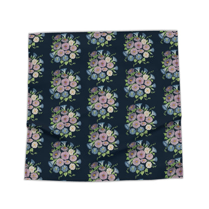'Asters & Morning Glories' Luxury Bandana & Scarf Collection