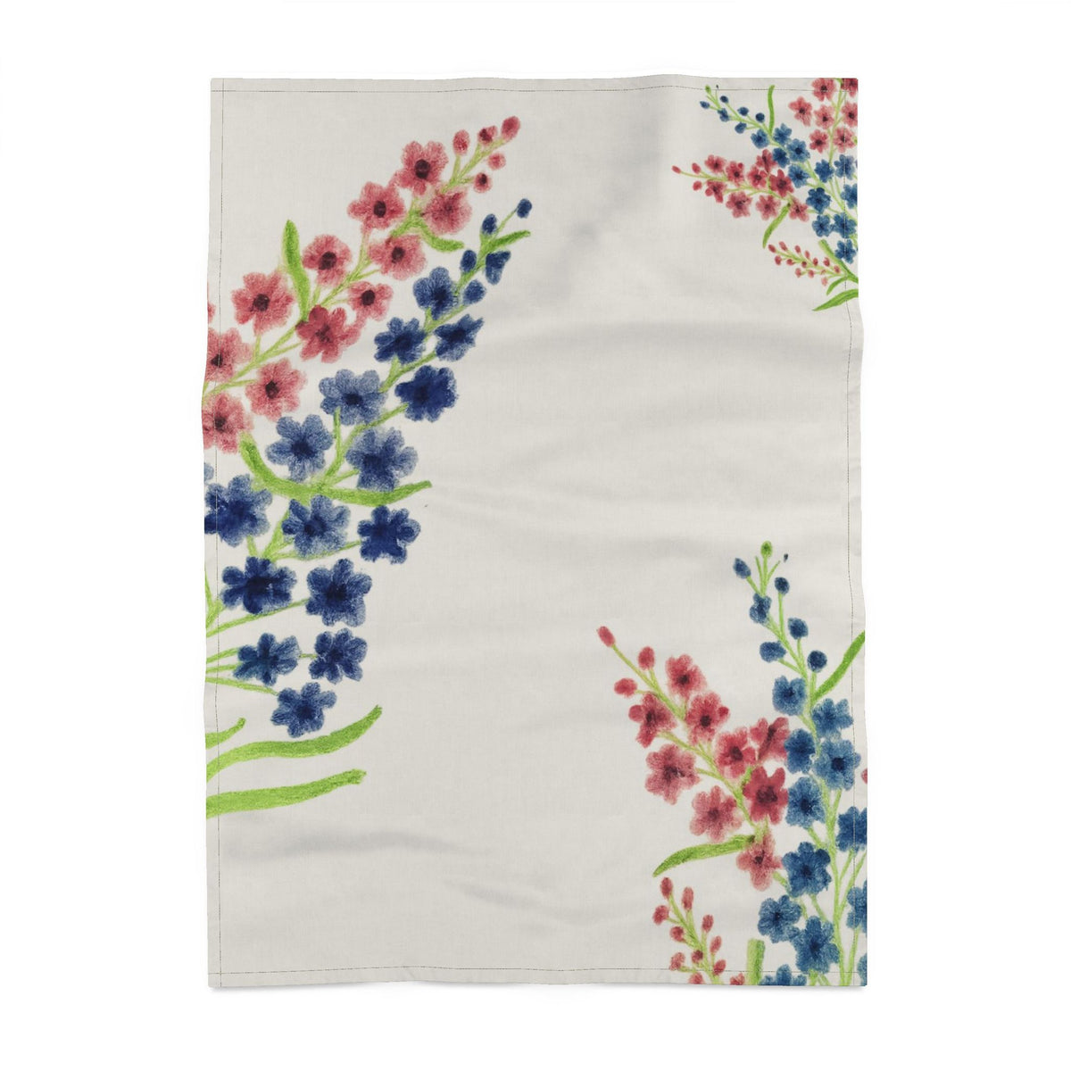 'Delphiniums' Artisan Kitchen Tea Towel