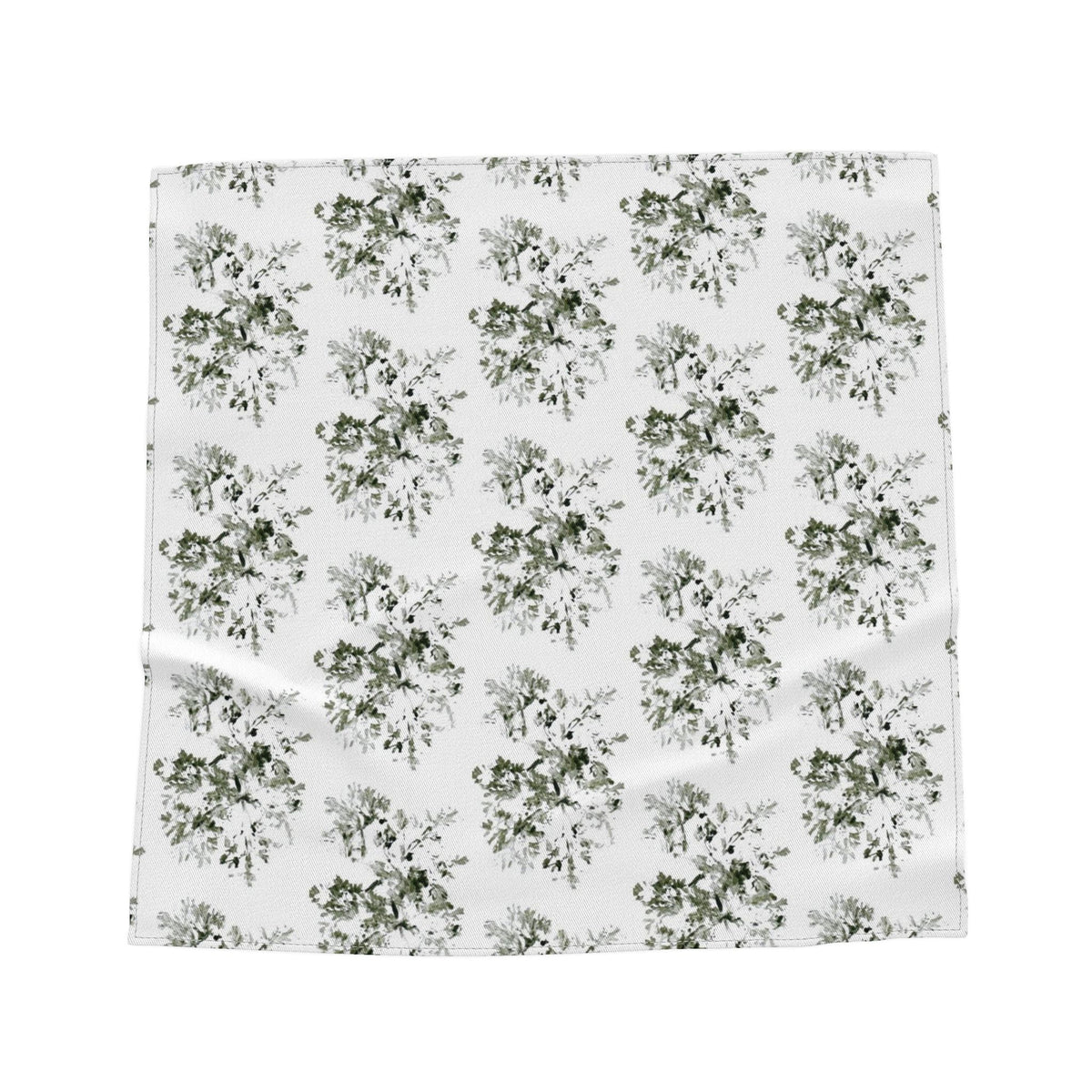'Botanical Green Abstract' Luxury Bandana & Scarf Collection