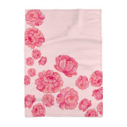 'Pink Peonies in Blush' Artisan Kitchen Tea Towel