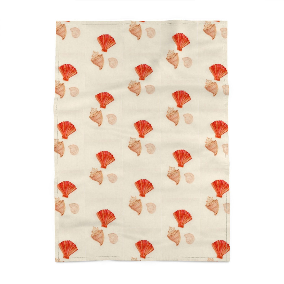 'Tropical Shells' Artisan Kitchen Tea Towel