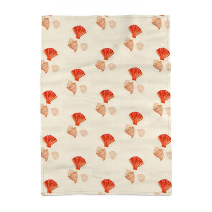 'Tropical Shells' Artisan Kitchen Tea Towel