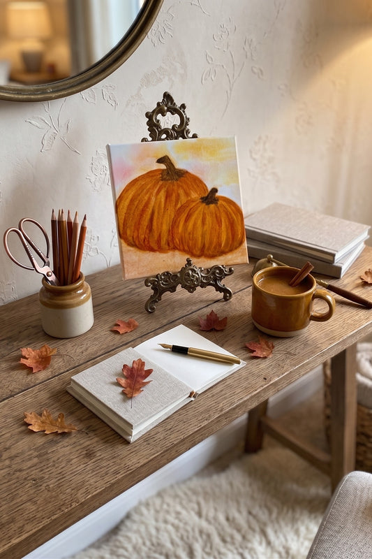 Autumn Harvest . . . 'Pumpkins' Canvas Print