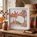 Seasonal Wanderings . . . 'Autumn Walk' Framed Art Print