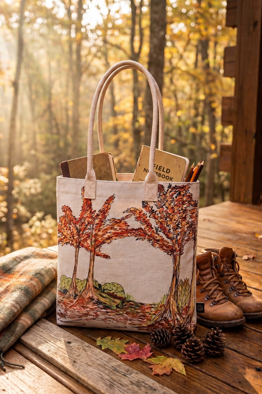 'Autumn Walk' Everyday Art Tote Bag