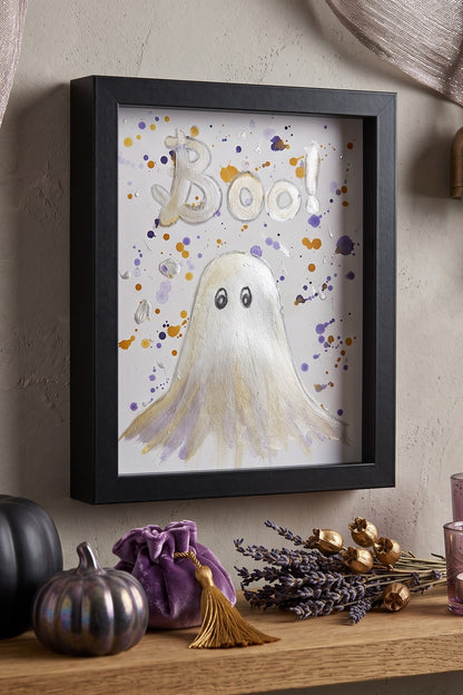 Whimsical Nights . . . 'Boo!' Framed Fine Art Print
