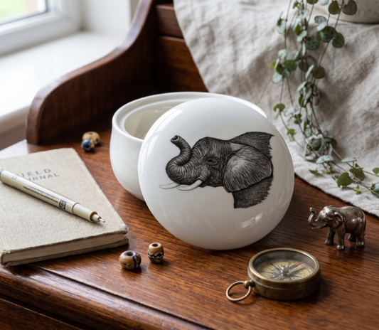 The Gentle Giant: Fine Bone China Trinket Pot (Sketch Edition)