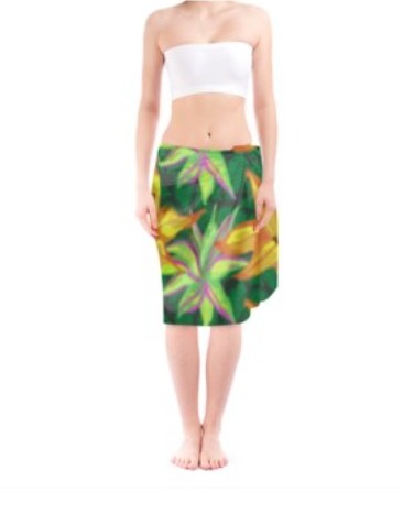 Hot House Stripe: Luxury Silk Sensation Sarong