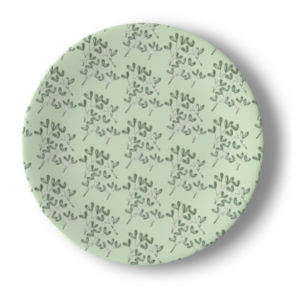 'Mistletoe Sage' Fine China Plates