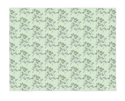 'Mistletoe Sage' Cotton-Linen Luxury Tablecloth