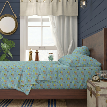 Draps de lit en coton Nautica Botanica