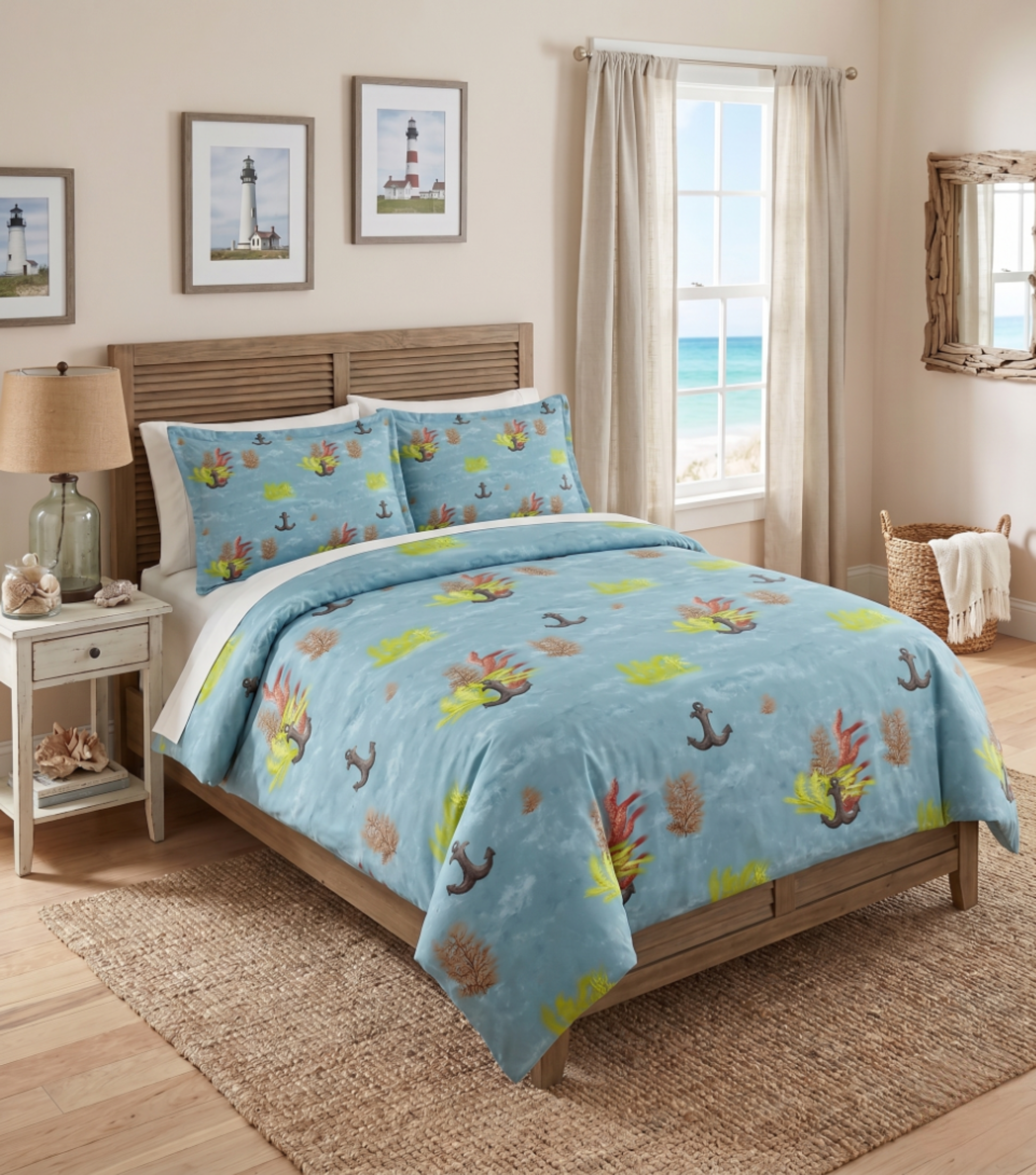 Nautica Botanica Duvet Cover