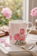 Botanical Blooms . . . 'Pink Peonies': Bone China Mug
