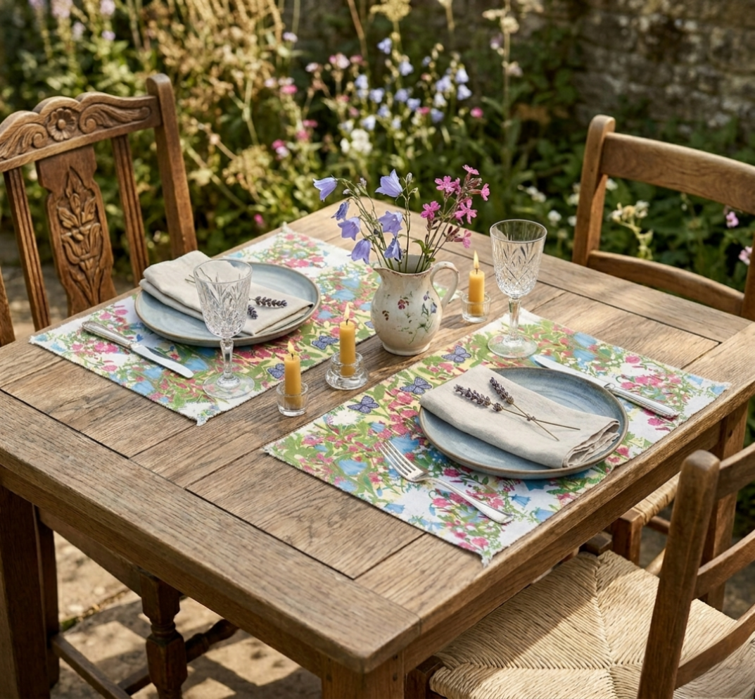 Wildflower Meadow Fabric Placemats