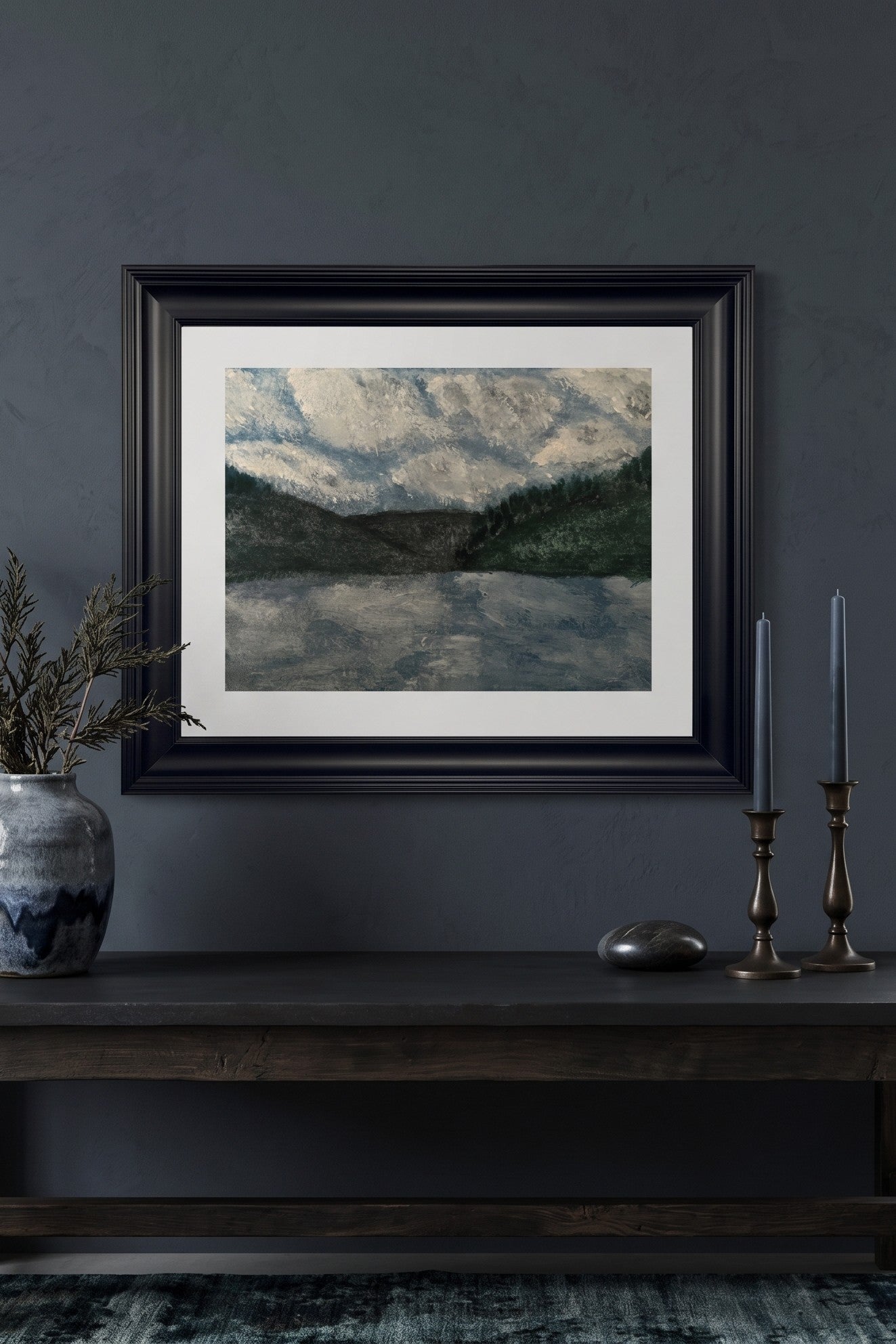 Welsh Landscapes . . . 'Talybont Reservoir' Framed Fine Art Print