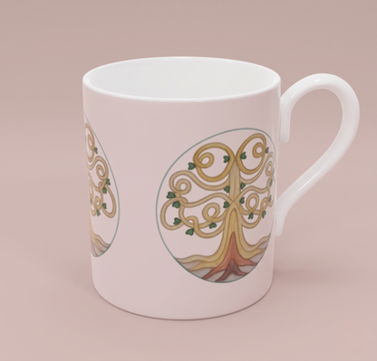 Tazza in Bone China "Albero della Vita"