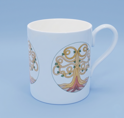 Tazza in Bone China "Albero della Vita"