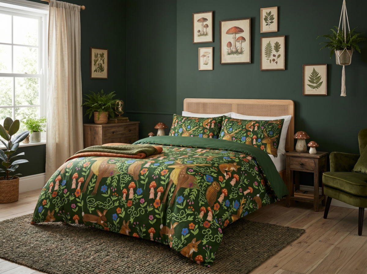 Housse de couette Chuchotis du bois sauvage