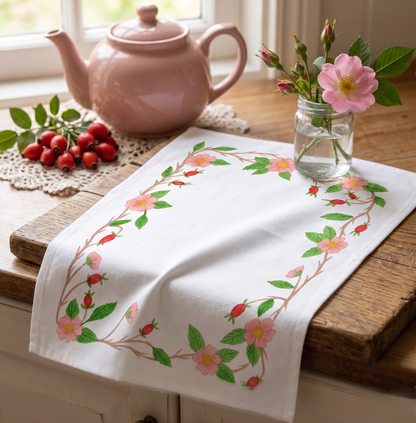 Wild Rose & Rosehip: Artisan Tea Towel