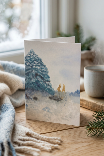 'Winter Tails' Greetings Card Pack