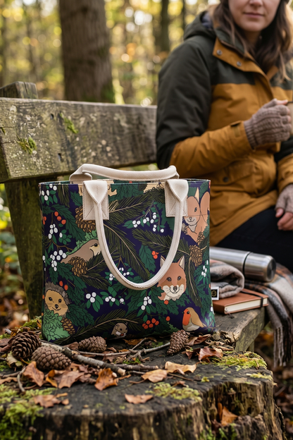 'Winter Woodland' Leatherette Tote Bag Range