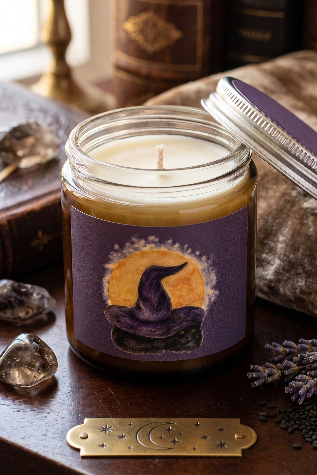 Enchanted Nights . . . 'Witch's Cat' Scented Jar Candle
