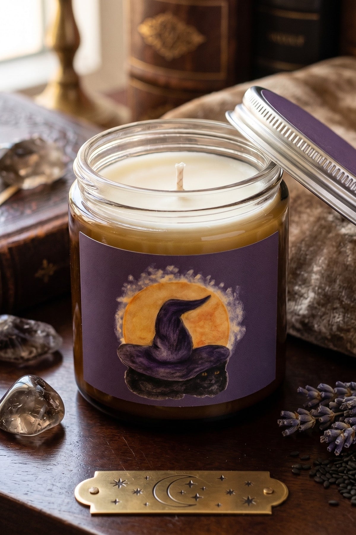 Enchanted Nights . . . 'Witch's Cat' Scented Jar Candle