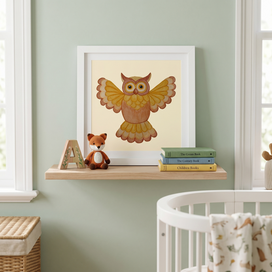 The Woodland Owl Fine Art Print